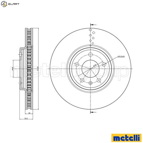 Brake disc 1031c for - 2x,