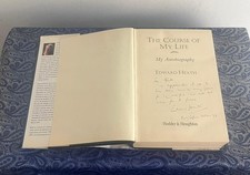 A superb hardback Book of EDWARD HEATH/with rare personal signed inscription