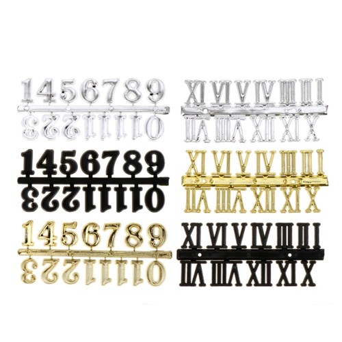 Clock numerals set diy wall - clock,