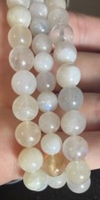 BLUE FLASHY Moonstone  Crystal Bead Bracelet High quality Jewellery Elastic Rock