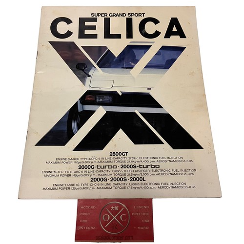 Toyota celica brochure - toyota,