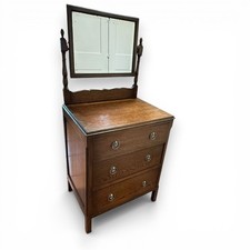 Antique Oak Dressing Table