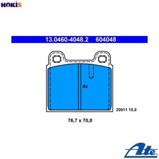 BRAKE PAD SET DISC BRAKE