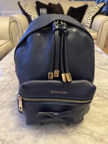 Monnalisa girls backpack navy - monnalisa,