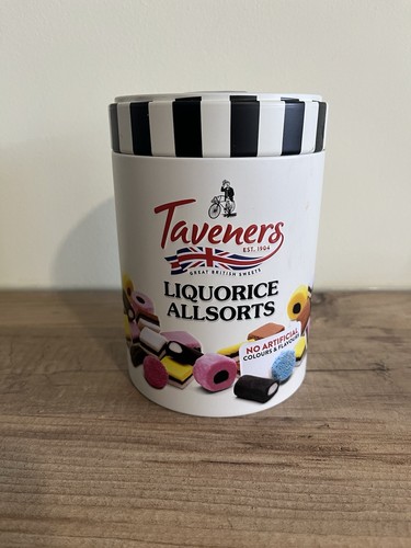 Taveners tin liquorice - taveners, all