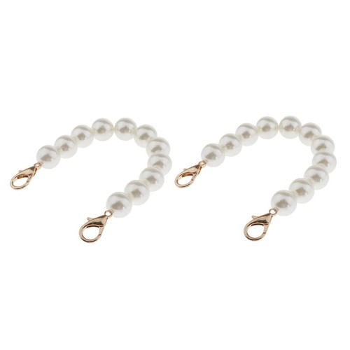 2pcs pearl beading handles - pearl,