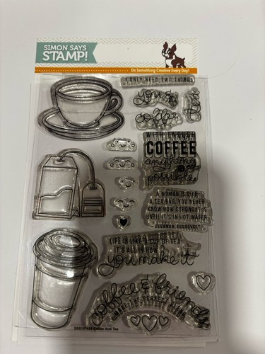 Simon says stamp coffee tea - says,