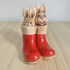 Vintage Moorcraft Rabbits In a