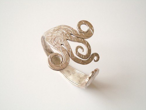 Cutlery jewelry fork bangle - jewelry,