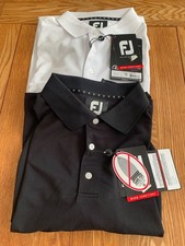 2 Footjoy short sleeve Golf Shirts  XL New with tags