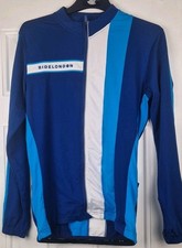 Ride London Long Sleeve Stretch Full Zip Cycle Jersey/jacket - Size Medium 