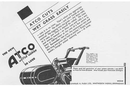 Atco lawn mowers vintage - mowers,