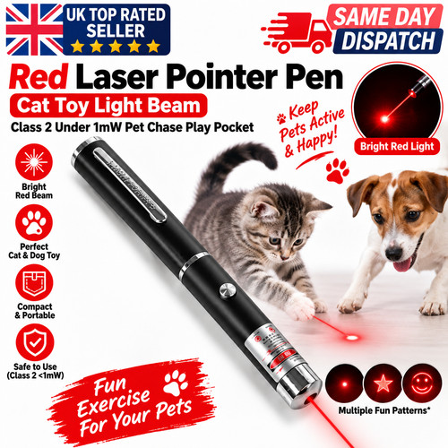 Red laser pointer pen cat - pointer,