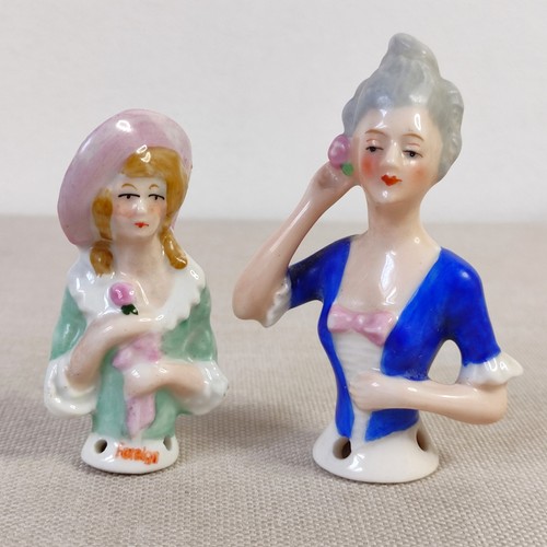 Two vintage porcelain half - porcelain,