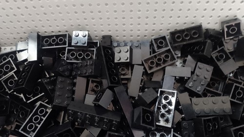 Lego black brick bundle - black,