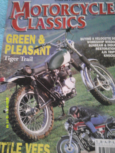 Motorcycle classics magazine - motorcycle,
