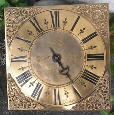   30hr LONGCASE CLOCK DIAL+movent  9+1/2INCH C 1730