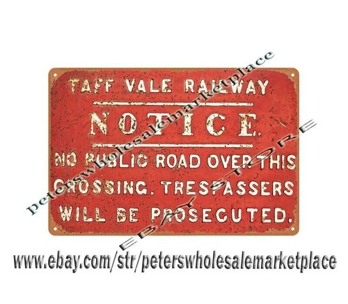 Taff vale railway notice - vale,