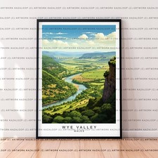 Wye Valley Wales Unframed