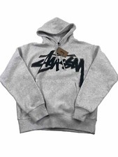 Stussy dizzy stock hoodie ash