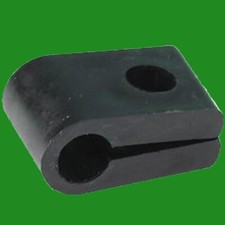 Black Heavy Duty Cable Cleats