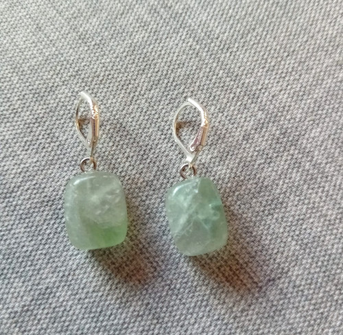 Unusual natural green fluorite - natural,