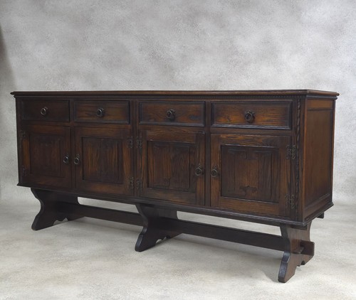 Vintage jaycee carved - carved, oak