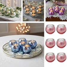 SET OF 6 CIRCLE TEA LIGHT