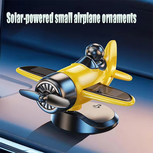 Solar powered rotating plane - rotating,