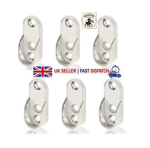 Oval zinc alloy wardrobe rail - wardrobe,