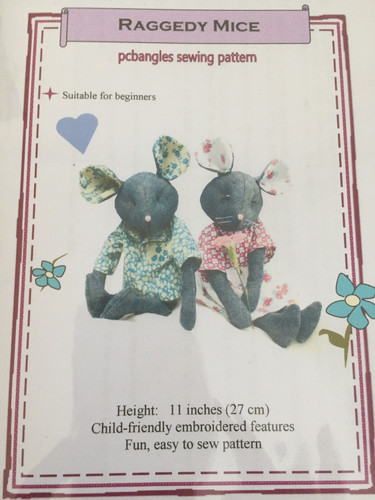 Raggedy mice toy sewing - #,