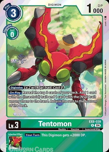 Ex8 039 tentomon rare - tentomon,