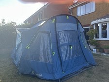 Outwell Nevada M 5 Person, 3 Room Tent, Blue + footprint, carpet & doormat