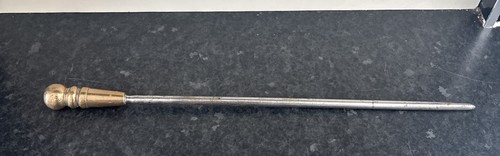 Vintage steel poker with - a,
