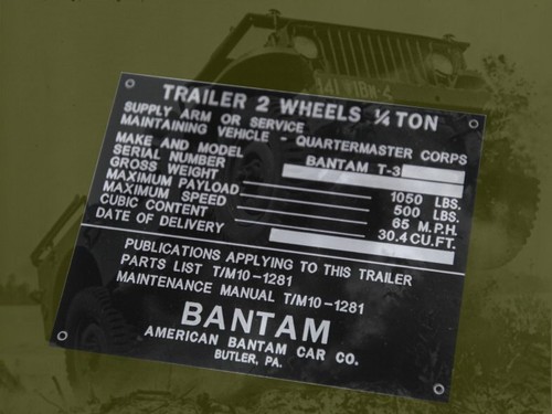 Bantam early trailer flat - trailer,