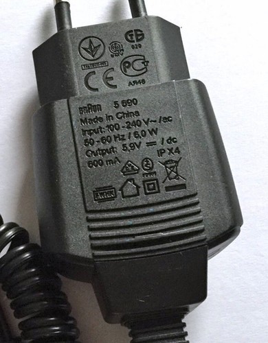 Braun 5690 600ma - braun, 5.9v