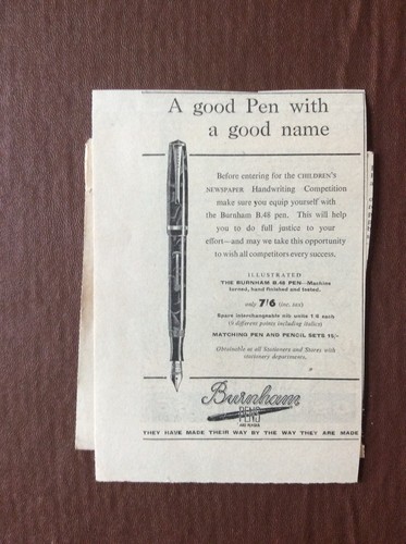 K1l ephemera 1950s - k1l, advert