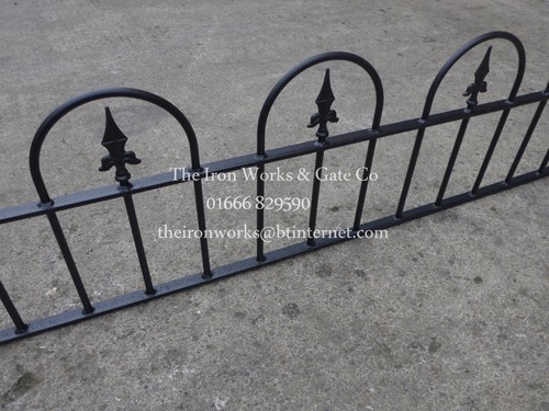 Saxon hoop railing - railing, 6ft