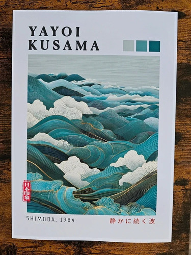 Size yayoi kusama print - a4,