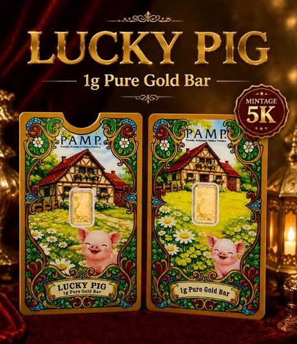 Pamp suisse lucky - lucky, gold