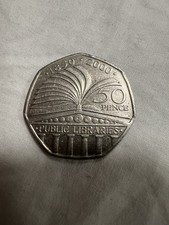 2000 Public Libraries 50p Coin