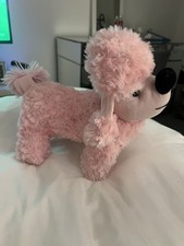 pretty pink poodle puppy plush