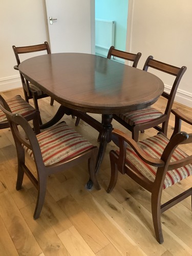 Regency style pedestal dining - pedestal,