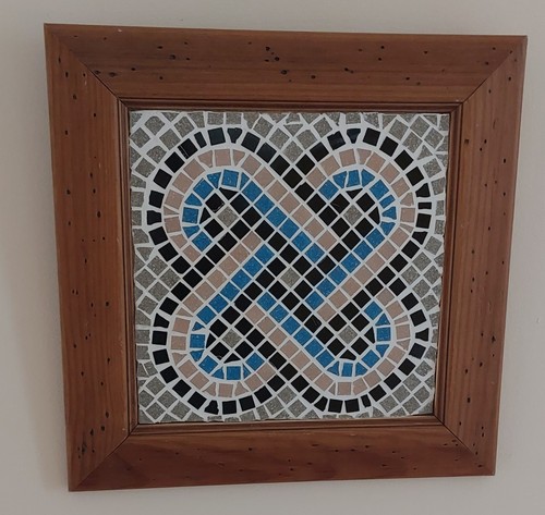 Handmade mosaic wall hanging - handmade,