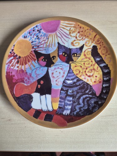 Rosina wachtmeister cat plate - cat,