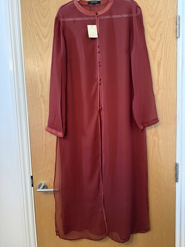 Nitya burgundy sheer chiffon - nitya,