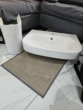 Wall Mount Bathroom Sink And Half Pedastal