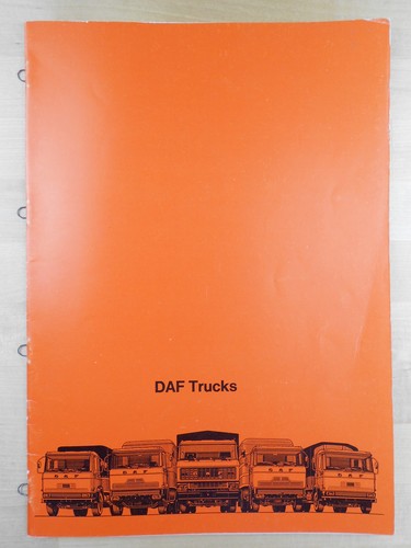 Daf truck range brochure 1974 - truck,