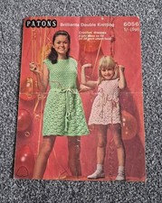 Crochet Kids Dress Pattern Patons 6056