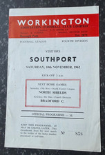 Workington v Southport 1962/63